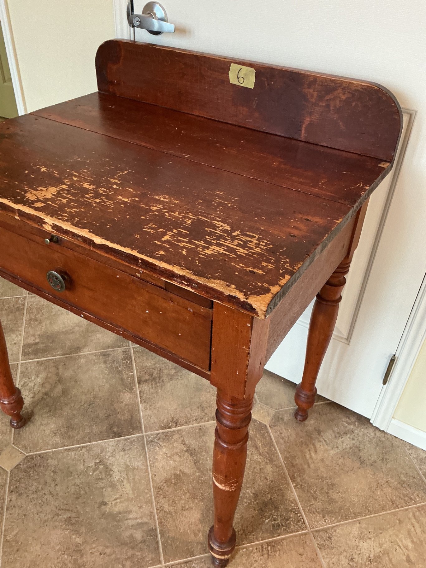 Antique cherry wood child’s desk from the 1800’s. - image 3 of 4