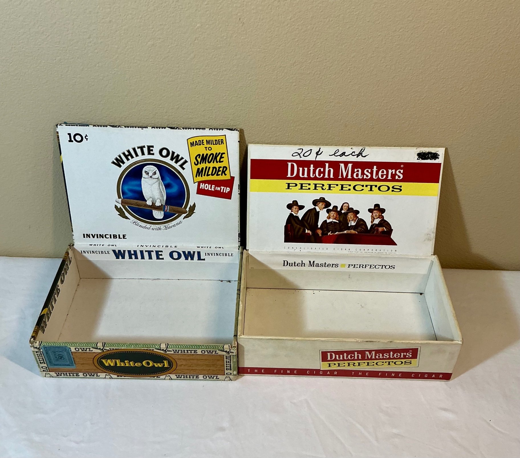 Vintage cigar boxes, lighters, and umbrella stand - image 10 of 10