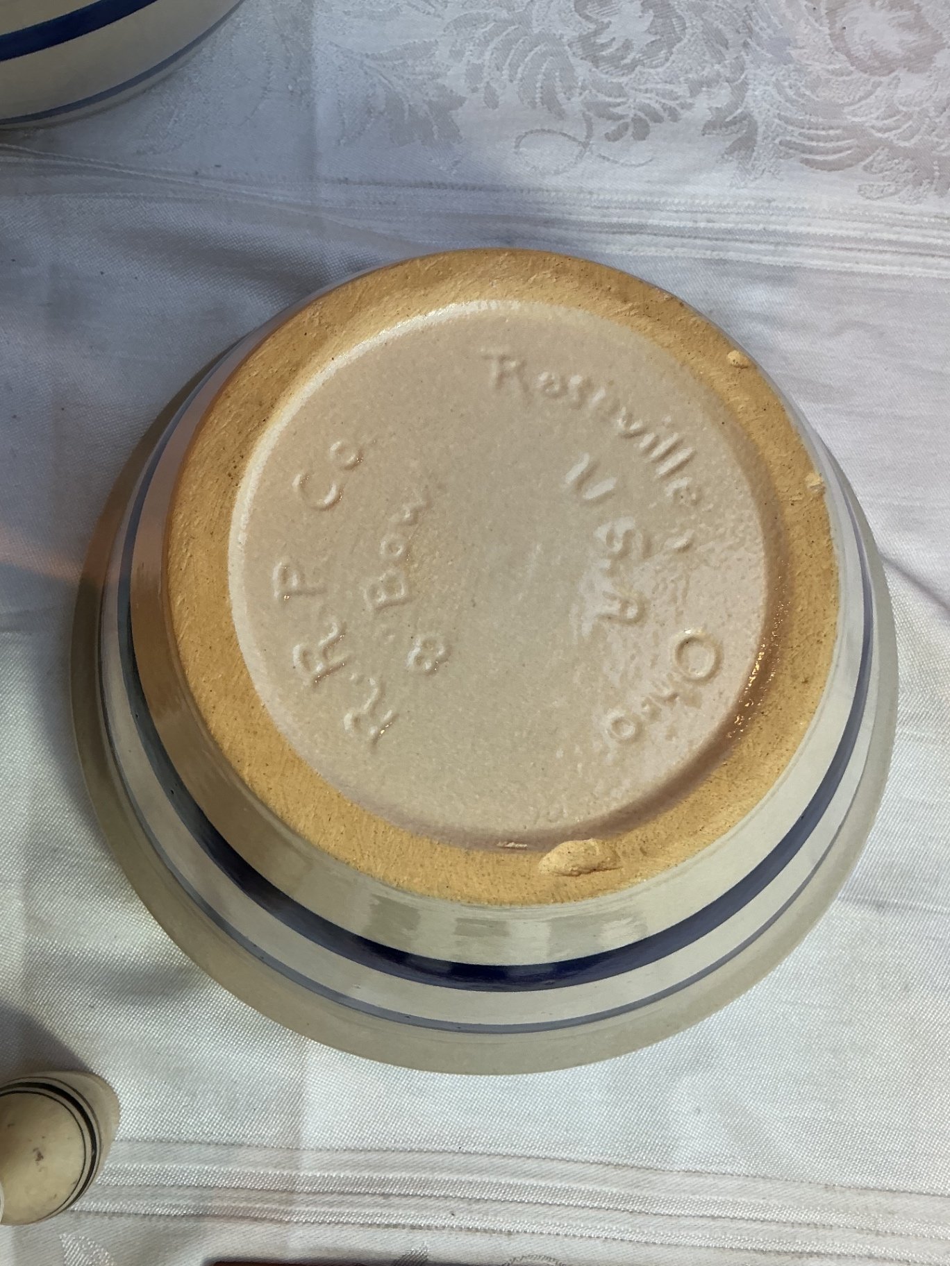 Vintage Ceramic Mixing Bowls, Inc Roseville, etc. - image 3 of 9