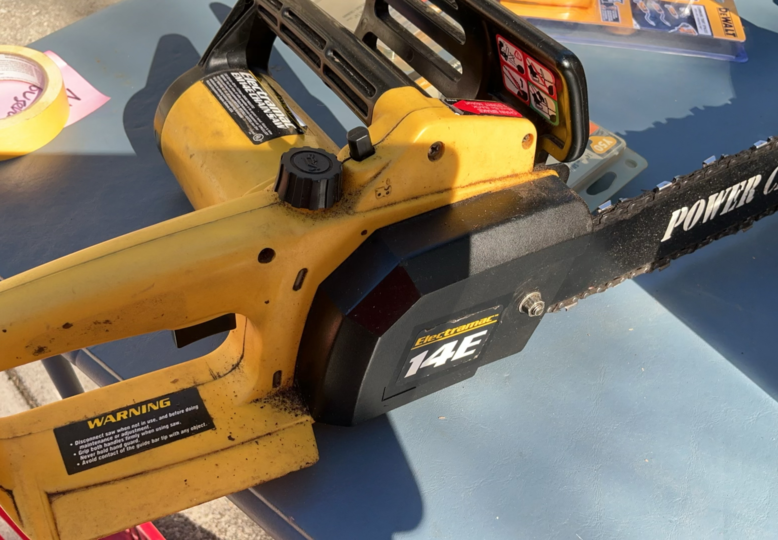 Two Chain Saws And Batteries - image 4 of 9