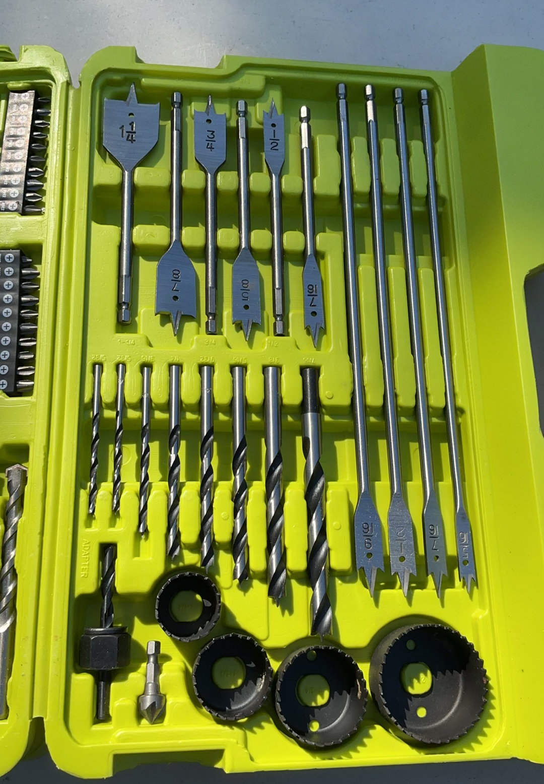 Drill and Driver Bit Set with Ryobi Router Bit Set - image 5 of 11
