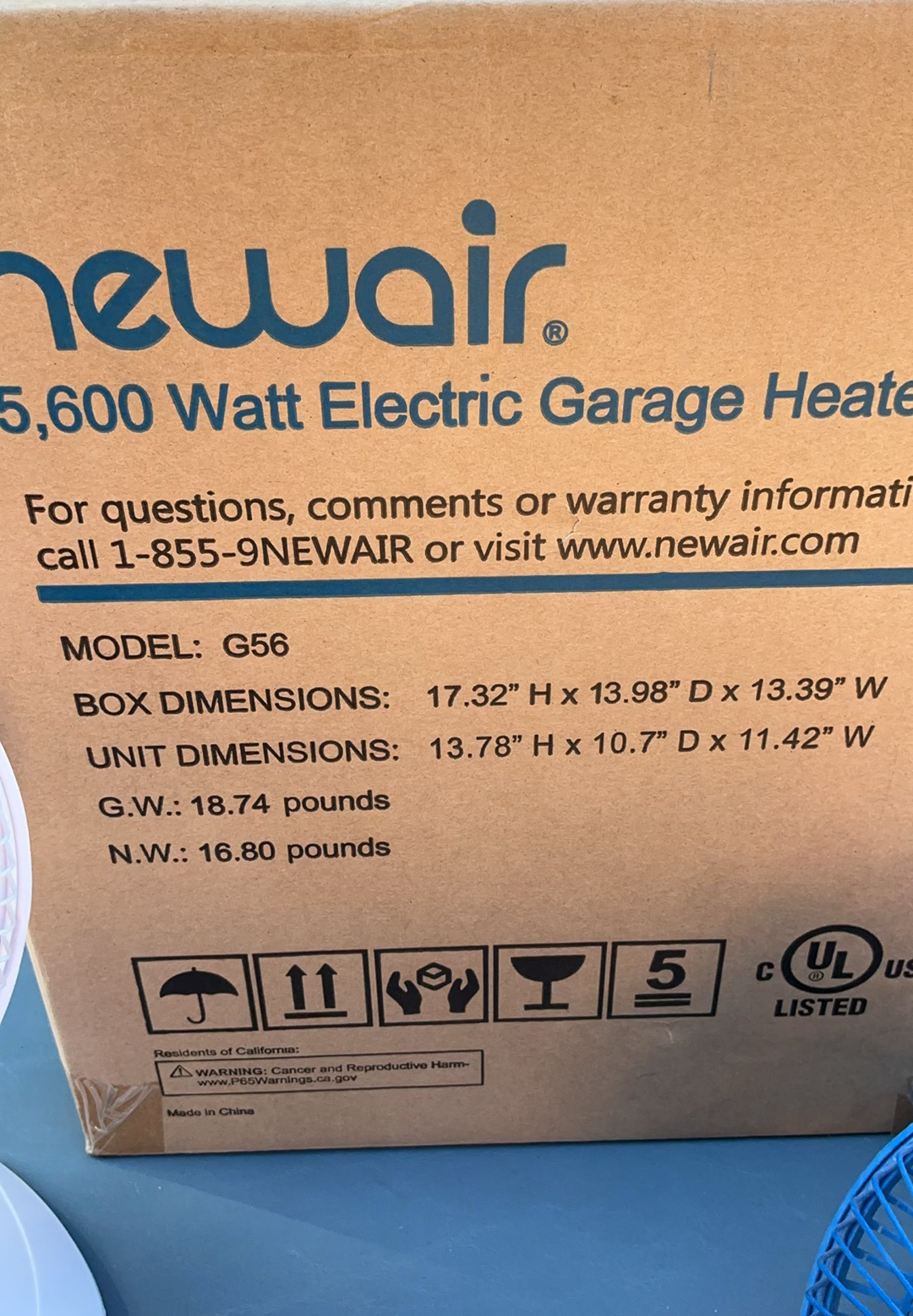Newair Garage Heater NEW In Box, Small Fans - image 2 of 5
