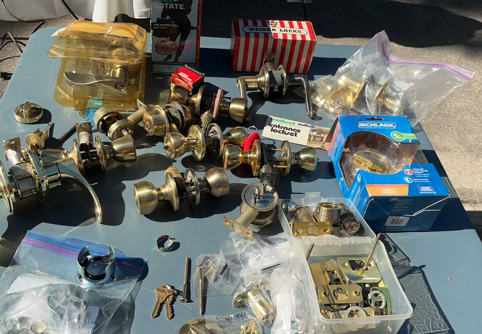 Brass Door Knobs, Locks, Etc. - image 1 of 7