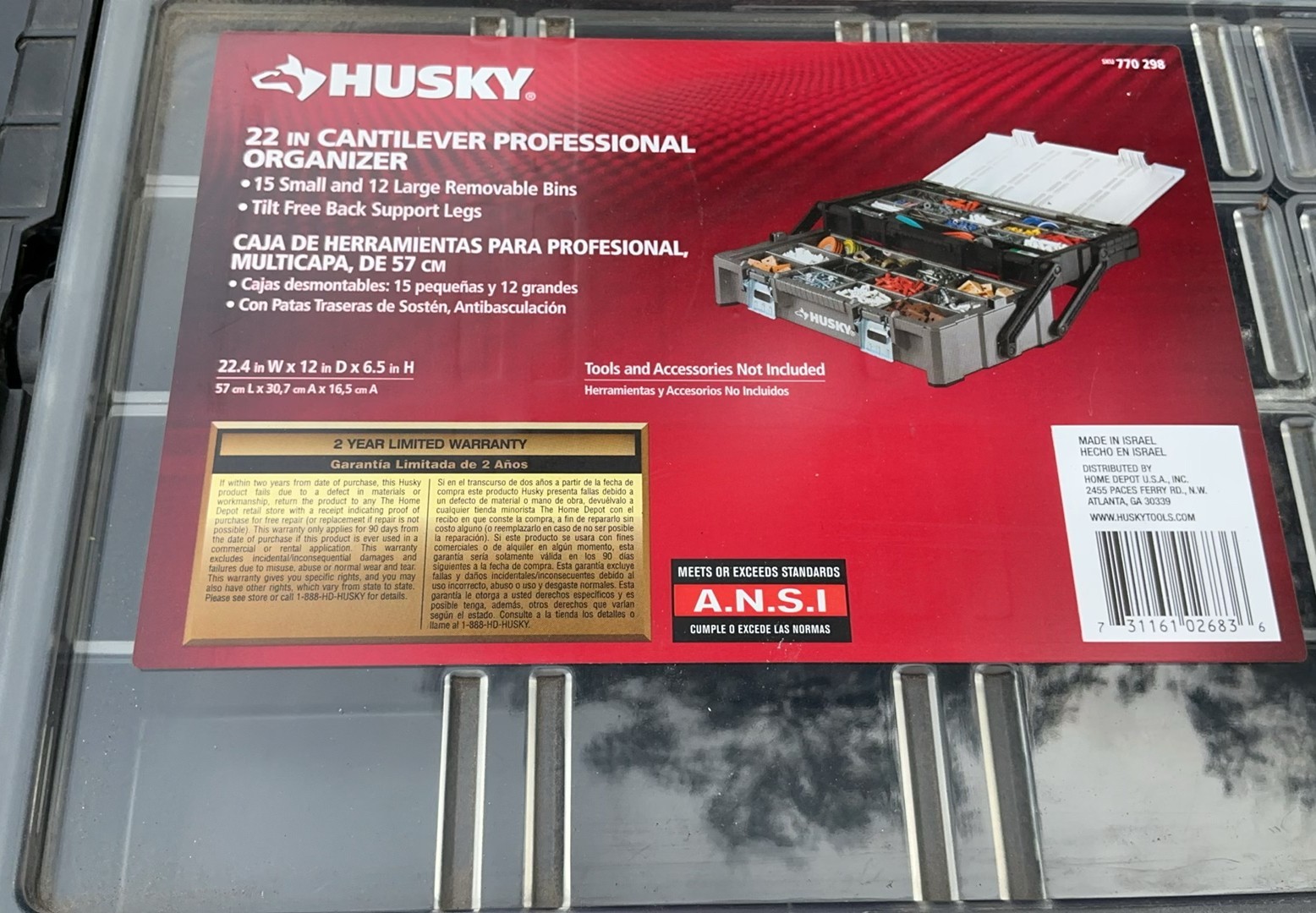 Two Belts, Husky Toolbox - image 6 of 6
