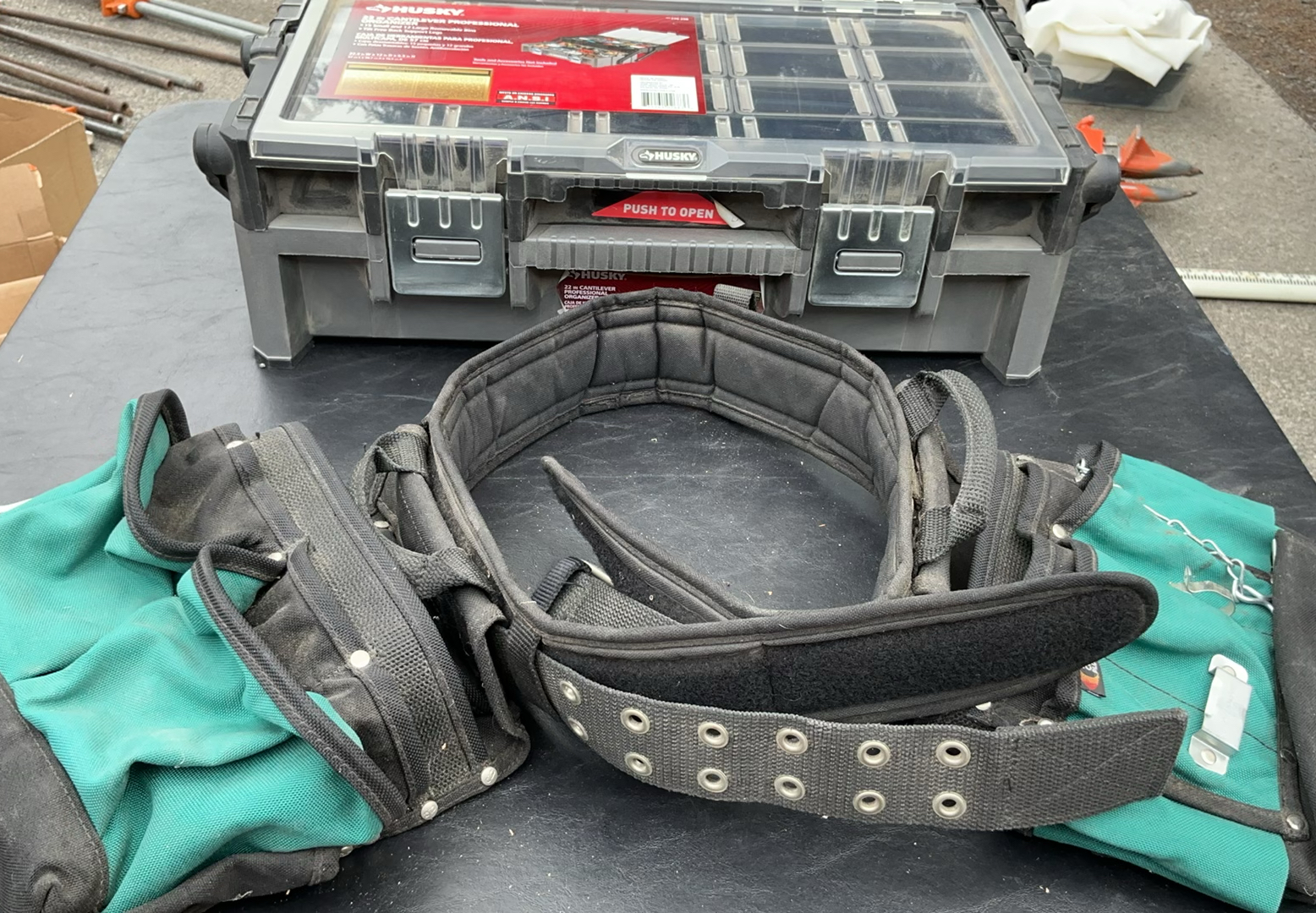 Two Belts, Husky Toolbox - image 1 of 6