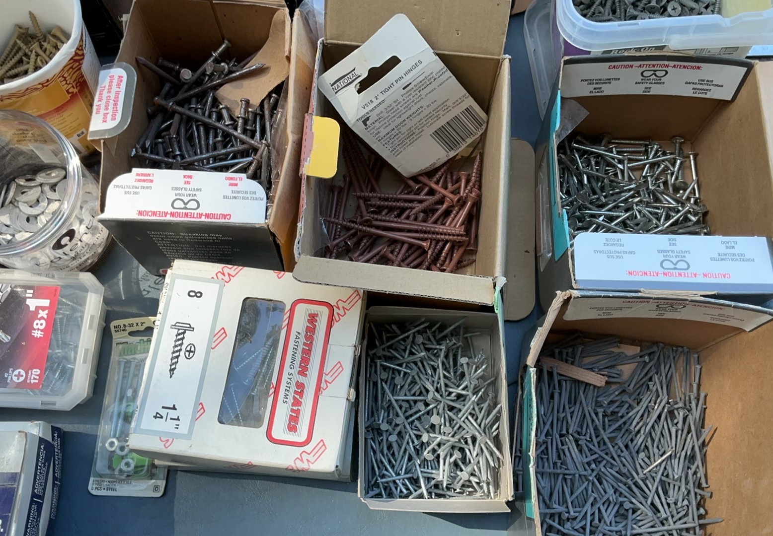 Assorted Nails, Screws,Fasteners Sorting Containers - image 3 of 7