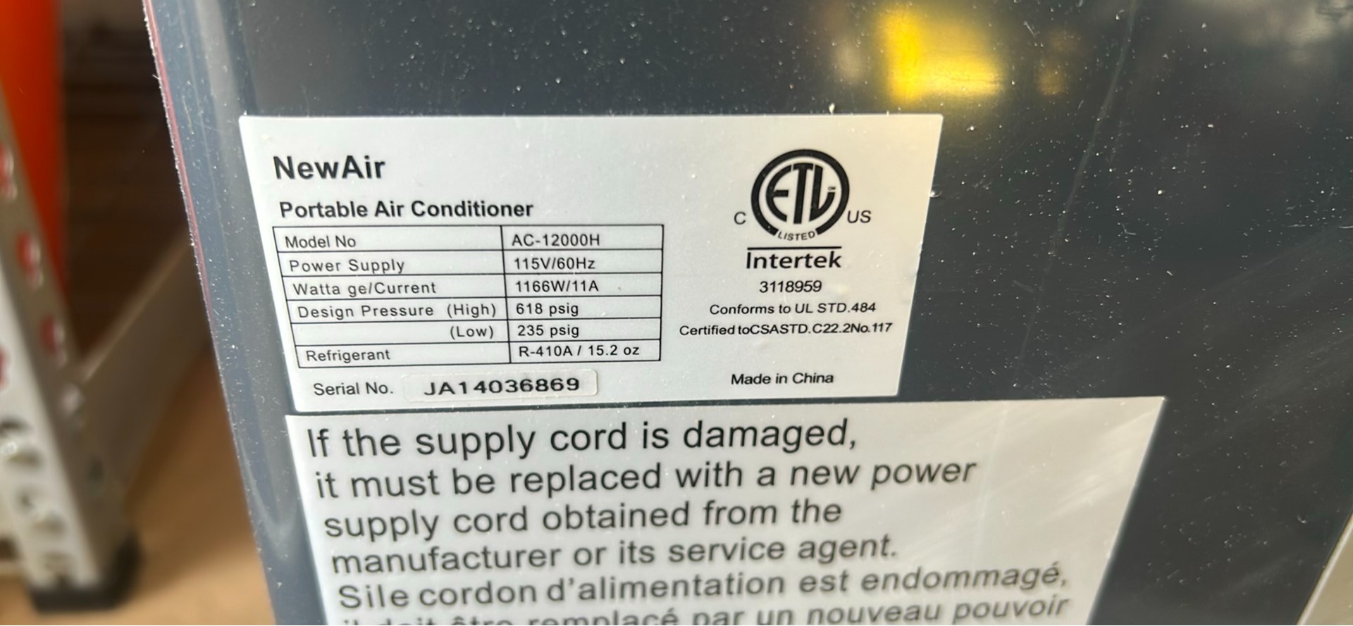 Newair Portable Air Conditioner - image 4 of 6