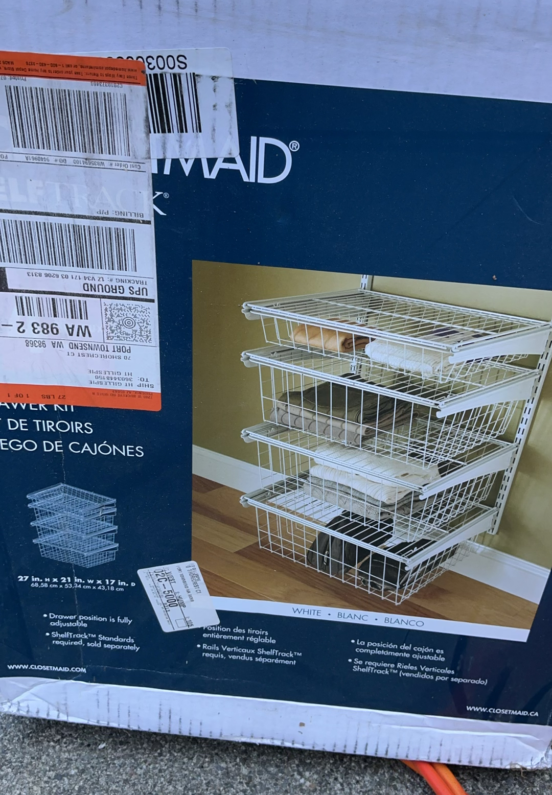 IKEA & Closet Maid Drawers, Sliders, Cabinet - image 3 of 9