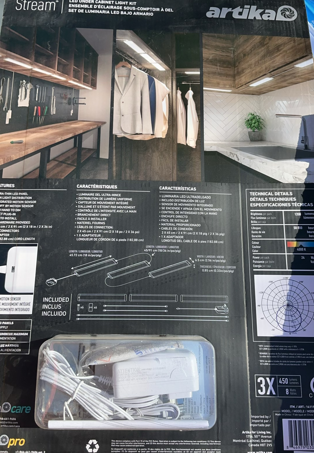 NEW In Box Smoke Alarms, Thermostats, Under Cabinet Lighting, Etc - image 7 of 7