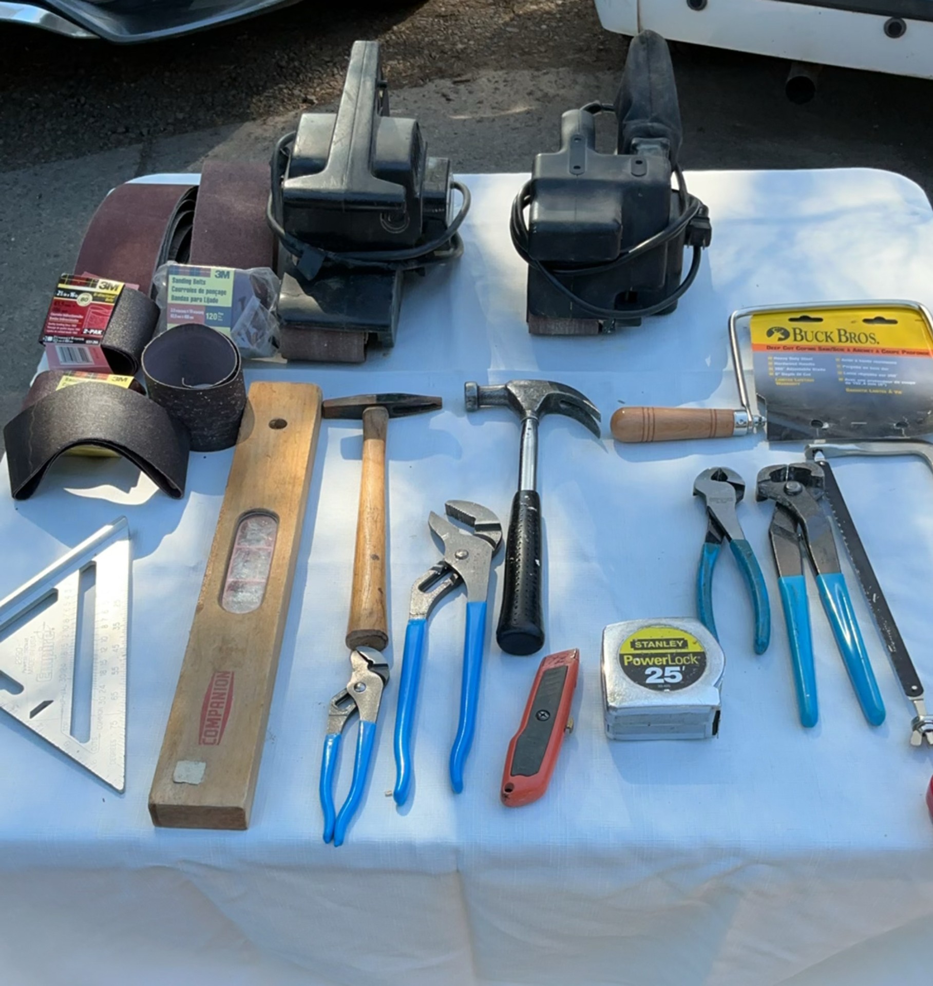 Belt Sanders And Hand tools - image 1 of 10