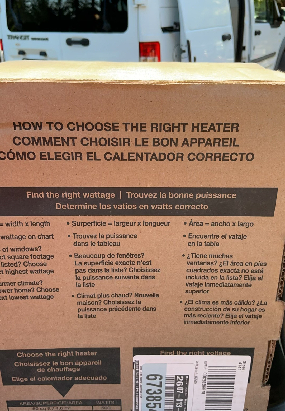 Wall Heater, 2 Honeywell Fans - image 3 of 6