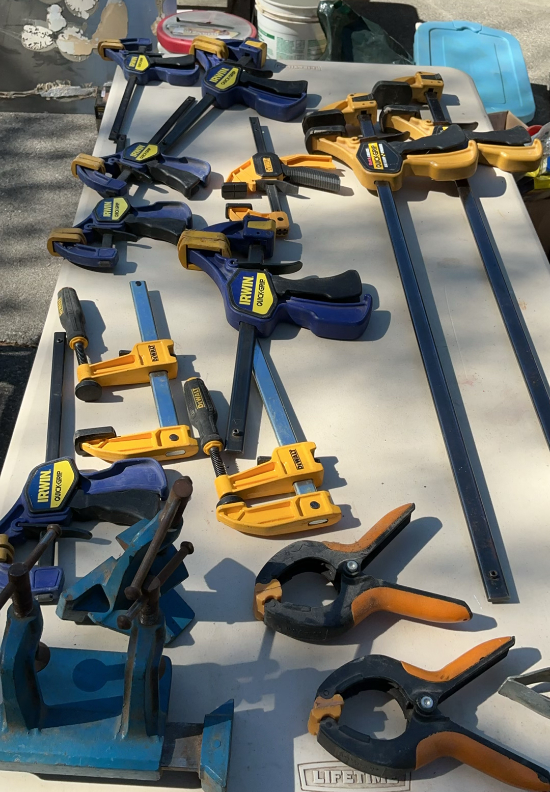 Assorted Bar Clamps and Bench Vises - image 1 of 5