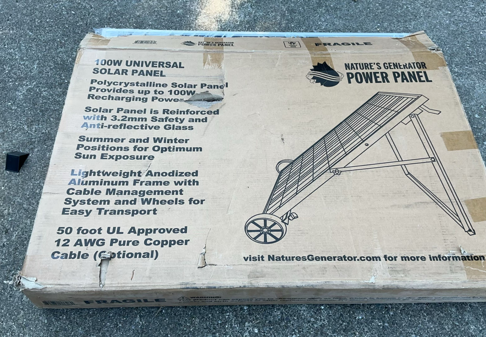 2 Solar Panels, New In Box - image 1 of 4