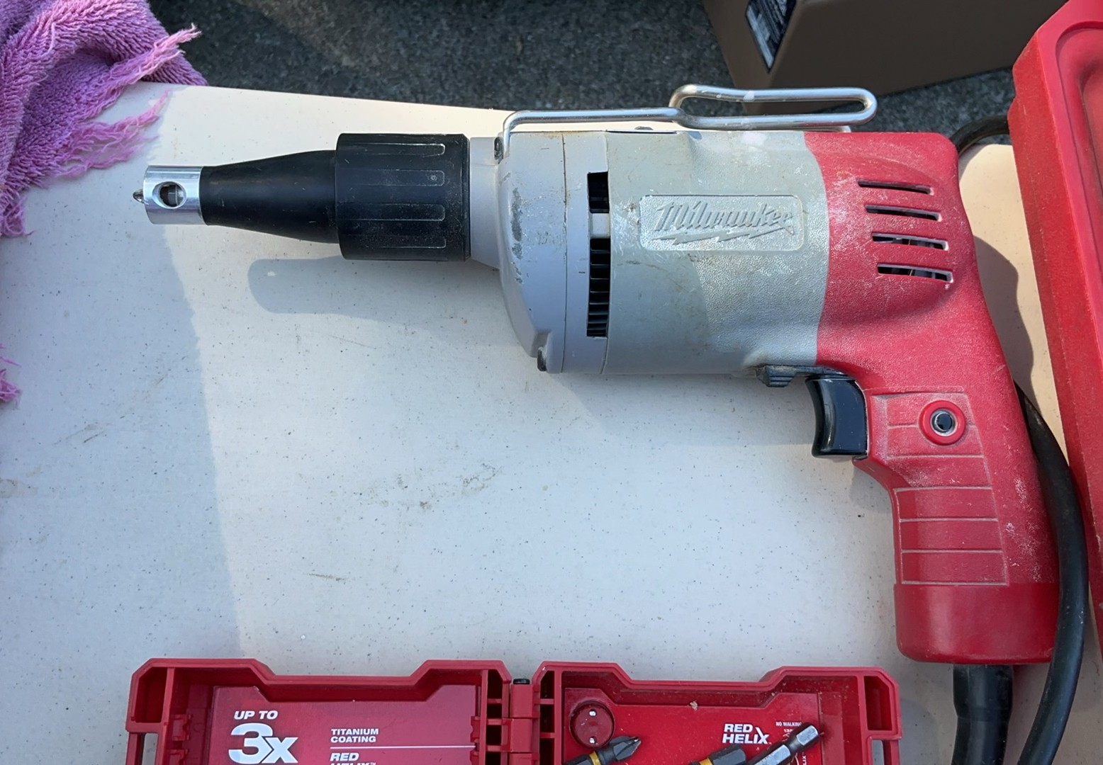 Two Milwaukee Drills & Bits - image 3 of 10