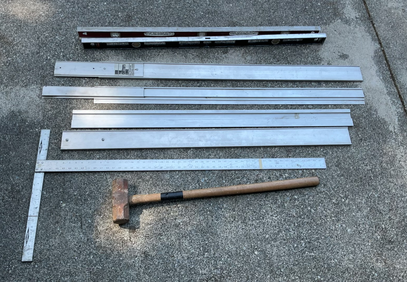 Cutting Guides, T Square, Sledge Hammer - image 4 of 6