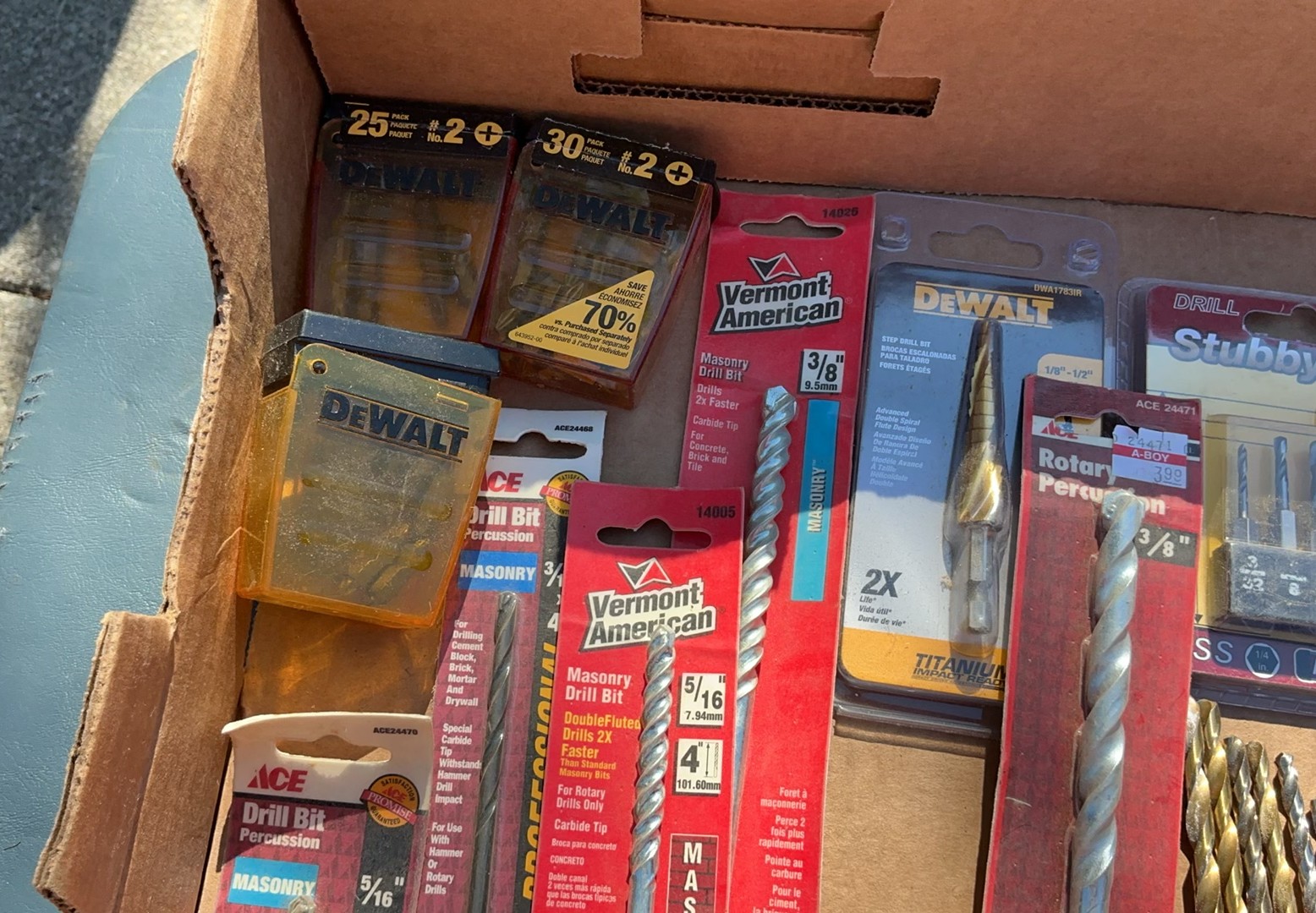 Random Drill Bits And Hardware - image 3 of 8