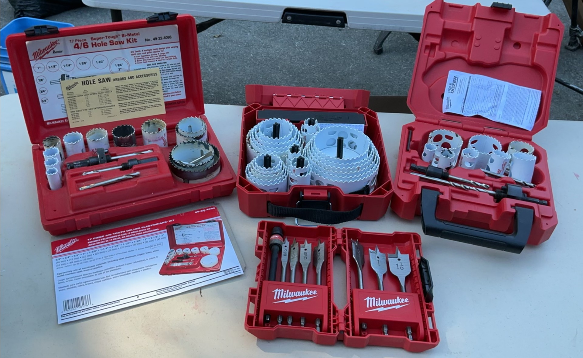 Milwaukee Hole Saw Kits and Spade Bit Sets - image 1 of 5