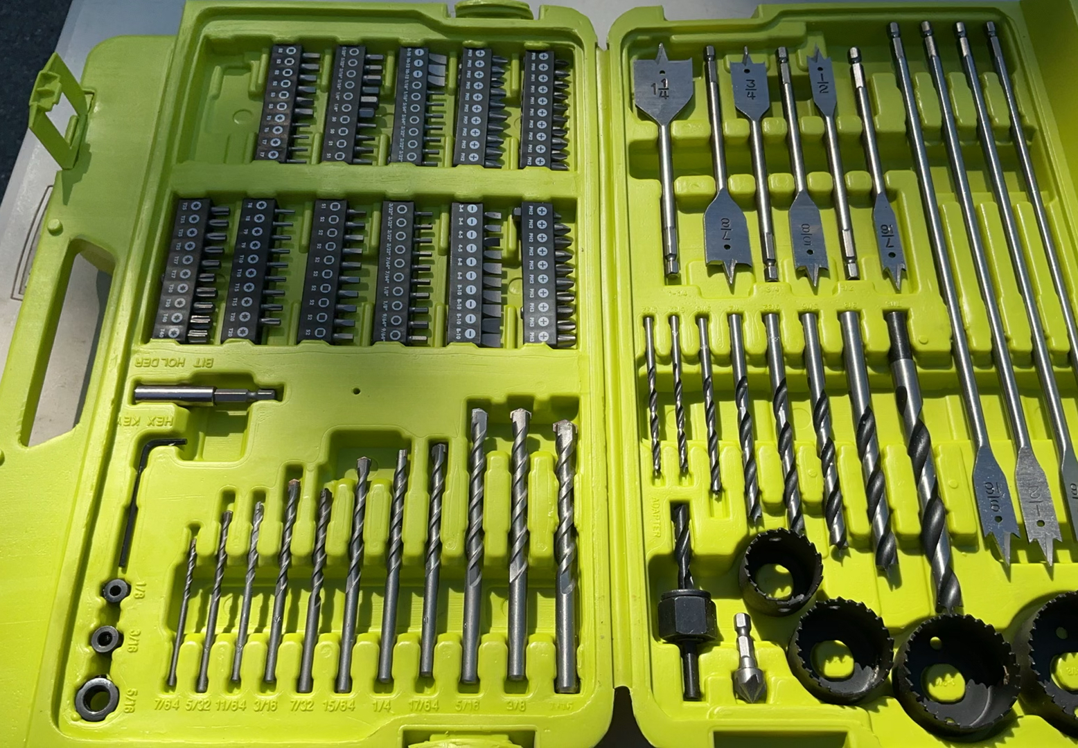 Drill and Driver Bit Set with Ryobi Router Bit Set - image 2 of 11