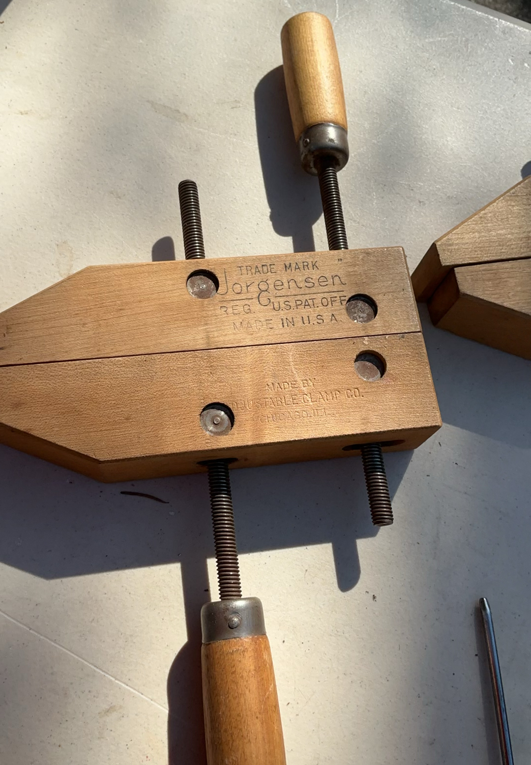 Wooden Hand Screw Clamps and Wood-Handled Chisels - image 2 of 4