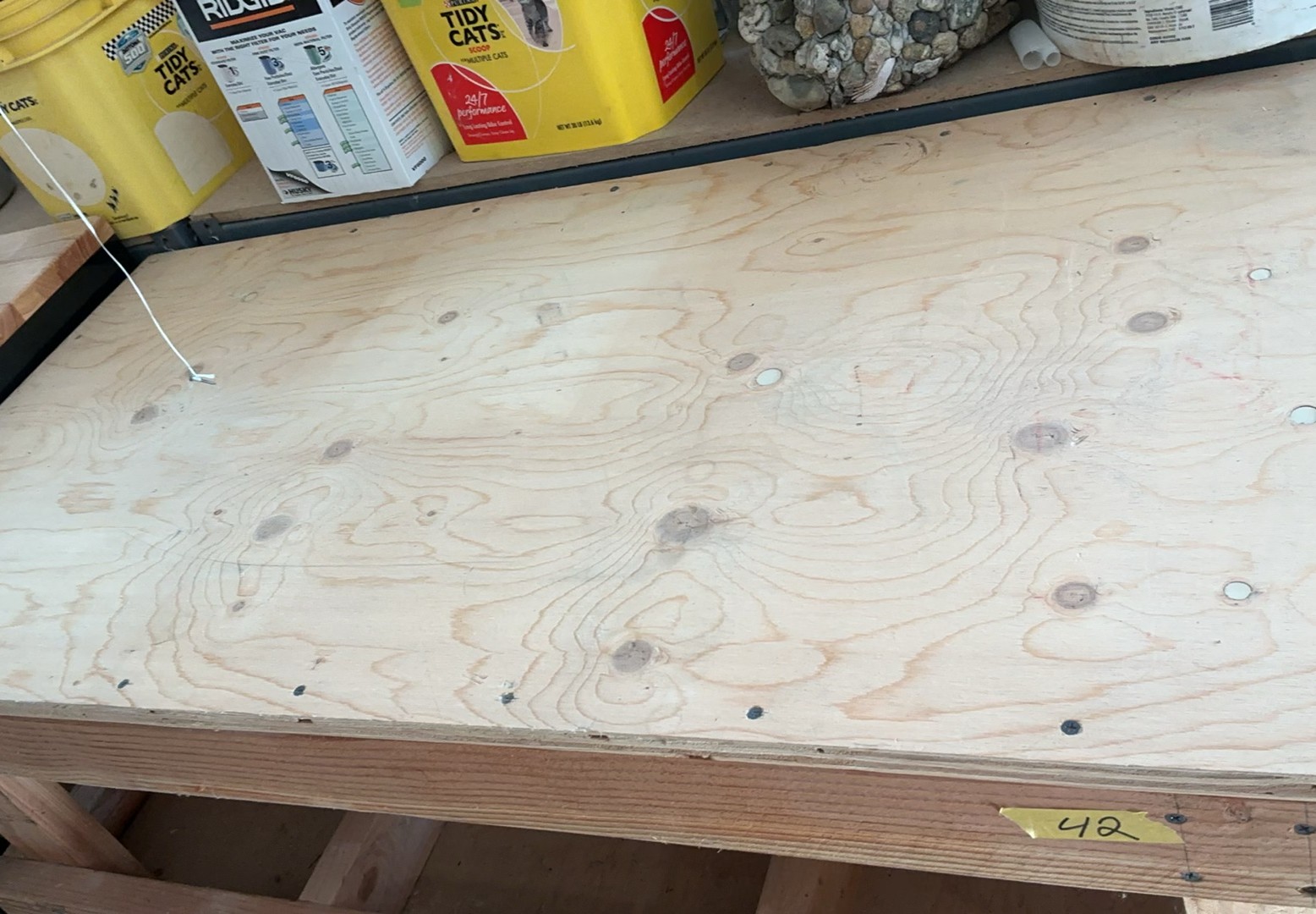 Rolling Wood Work Bench - image 4 of 4