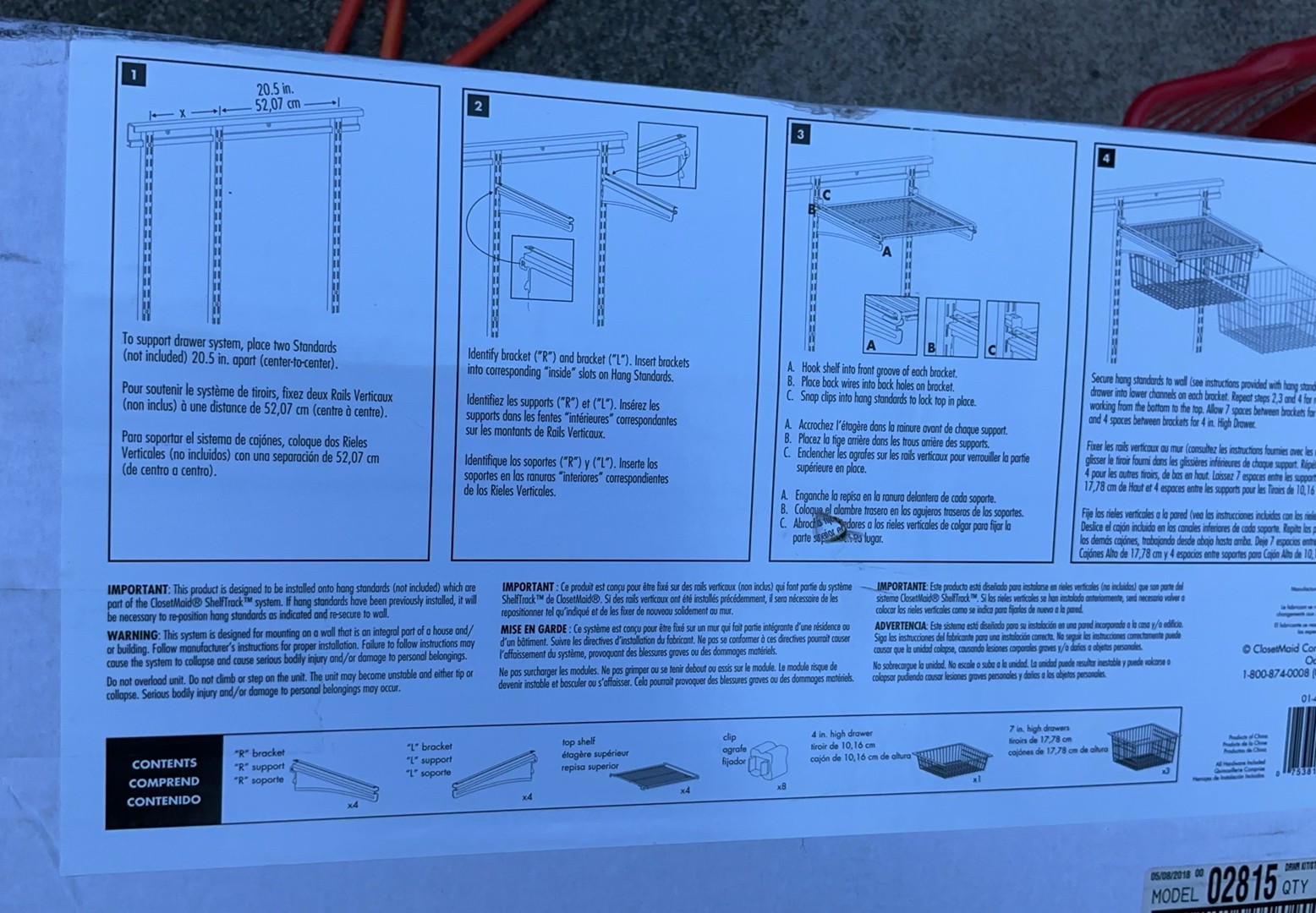 IKEA & Closet Maid Drawers, Sliders, Cabinet - image 4 of 9