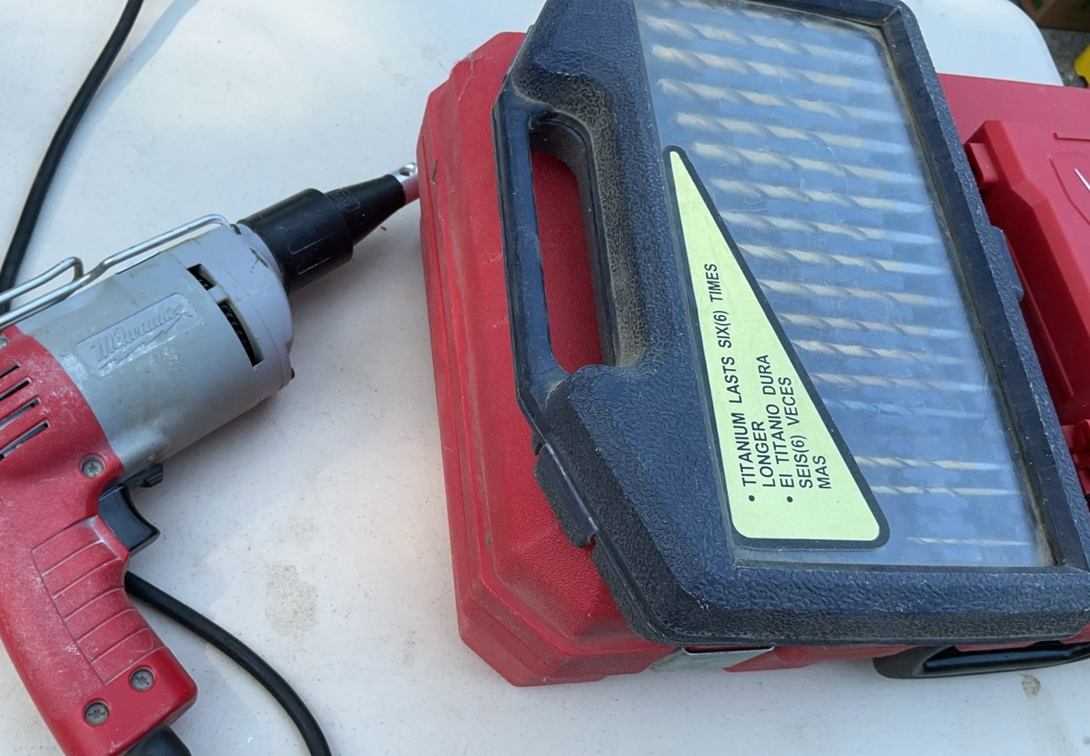 Two Milwaukee Drills & Bits - image 7 of 10