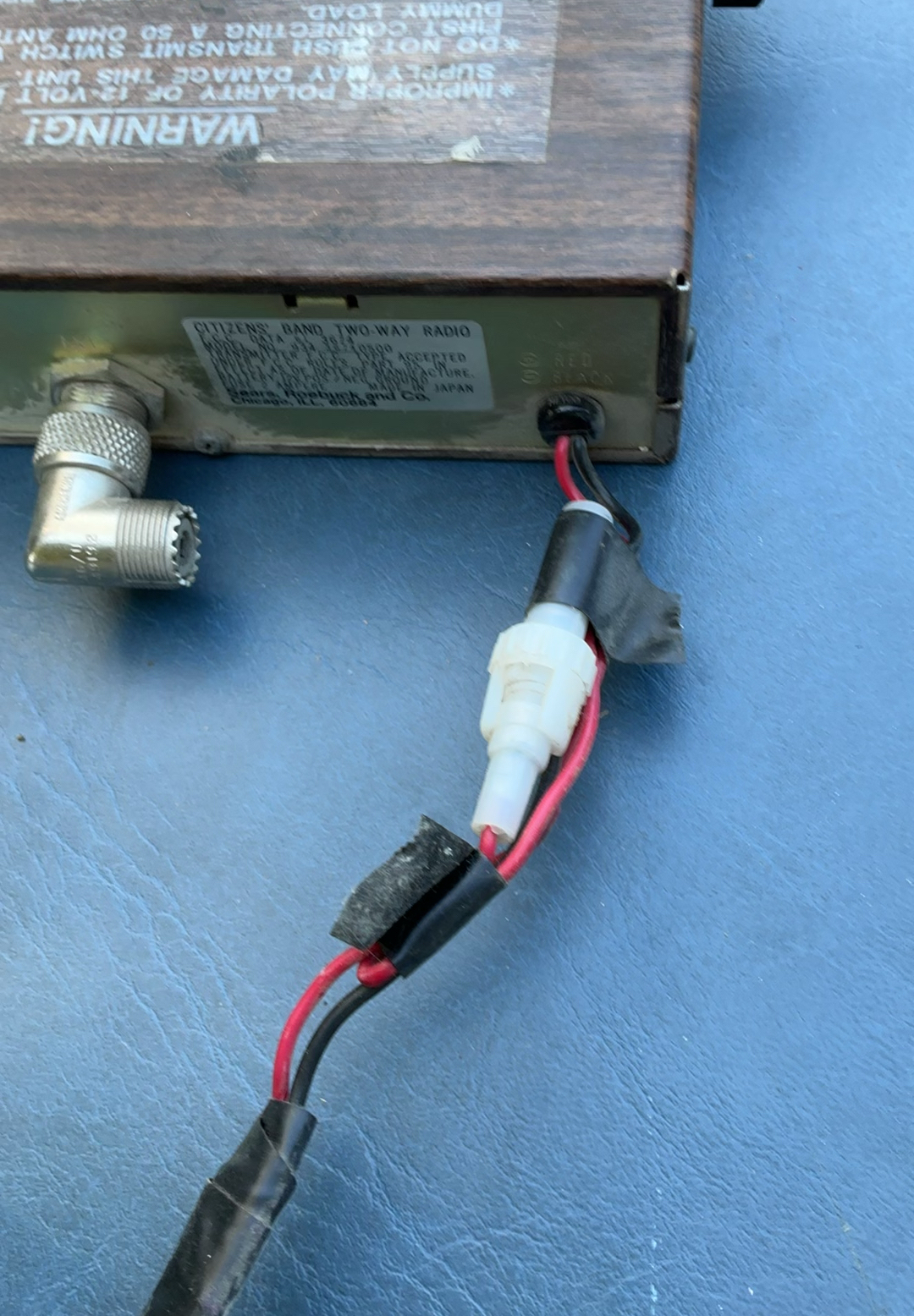 Vintage CB Radio, and a Radio & Cassette Player, - image 14 of 15