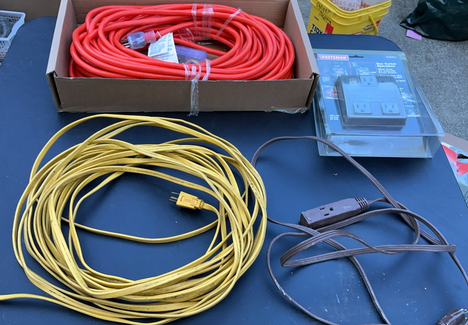 Outdoor Extension Cords, One New - image 1 of 4
