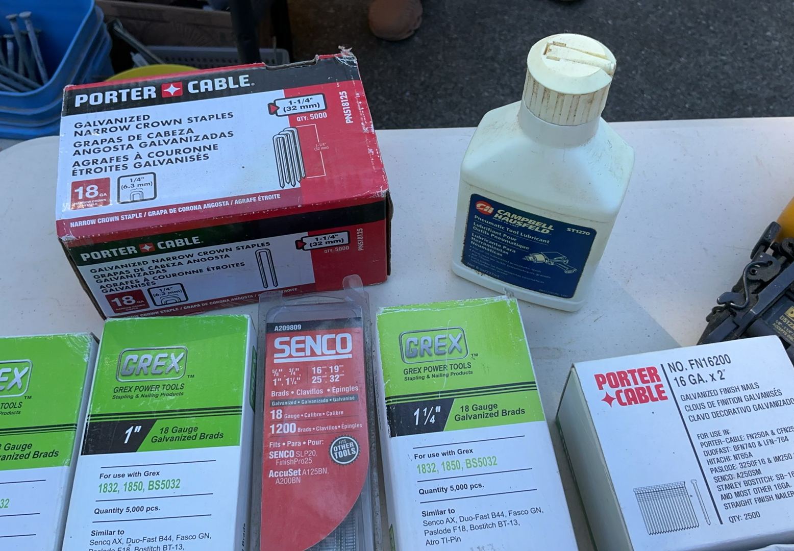 2 Dewalt And 2 Rigid Nail Guns, Nails - image 3 of 17