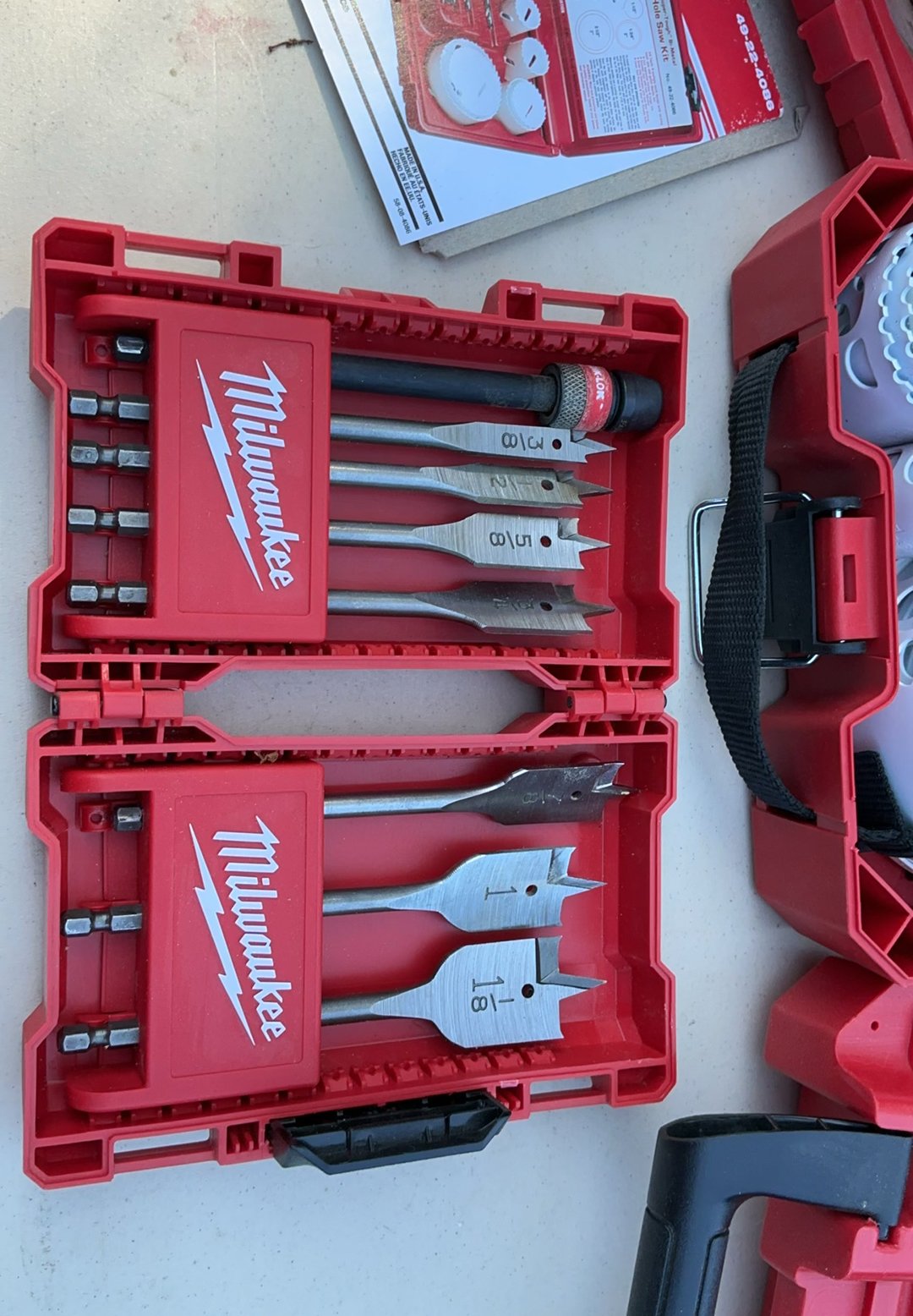 Milwaukee Hole Saw Kits and Spade Bit Sets - image 5 of 5