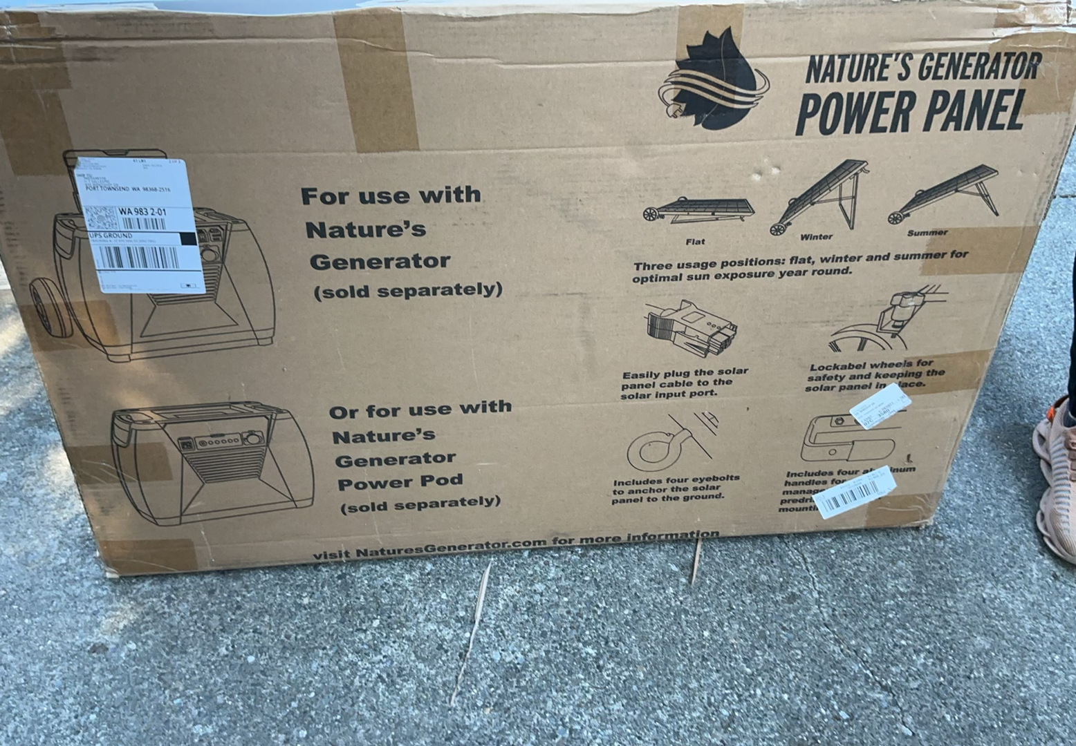 2 Solar Panels, New In Box - image 3 of 4