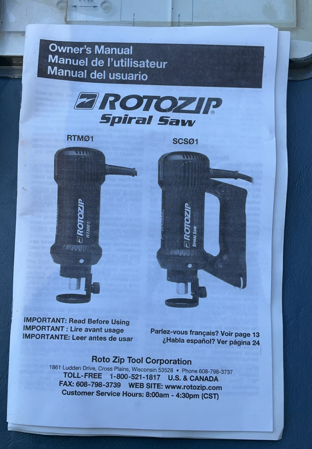 Rotozip Spiral Saw And More - image 7 of 8