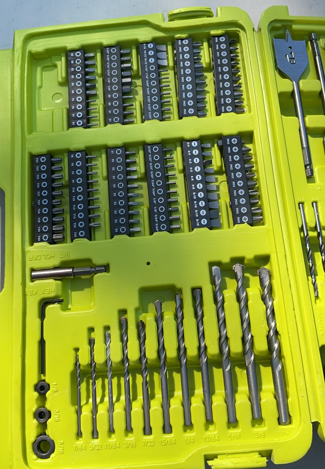 Drill and Driver Bit Set with Ryobi Router Bit Set - image 6 of 11