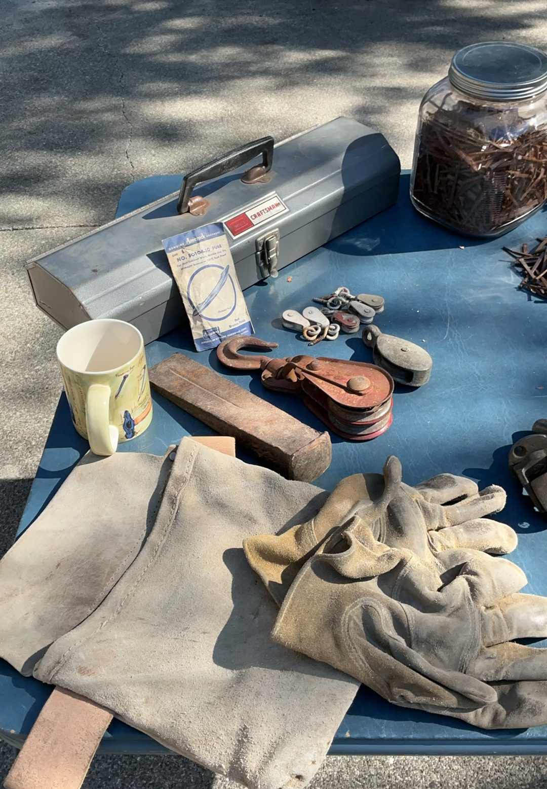 Vintage Nails, Tools, Castors, And More - image 4 of 6