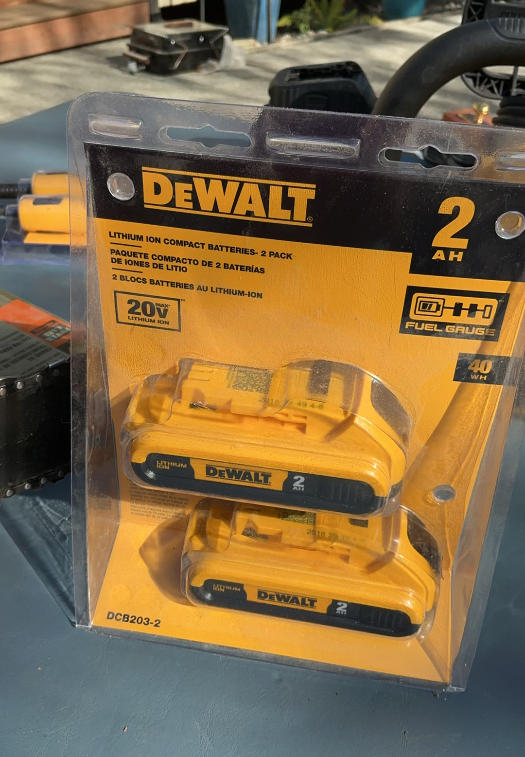 Two Chain Saws And Batteries - image 5 of 9