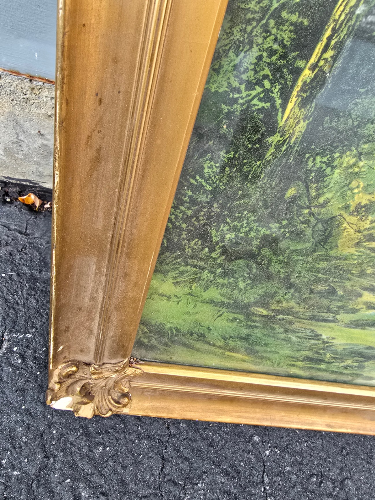 Pair of landscape paintings in ornate gilt frames - image 5 of 16