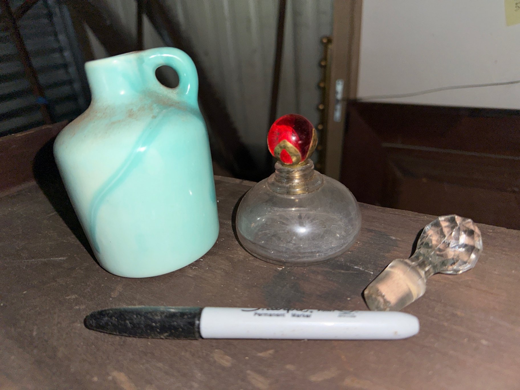Vintage bottles, ceramic figurine  - image 6 of 9
