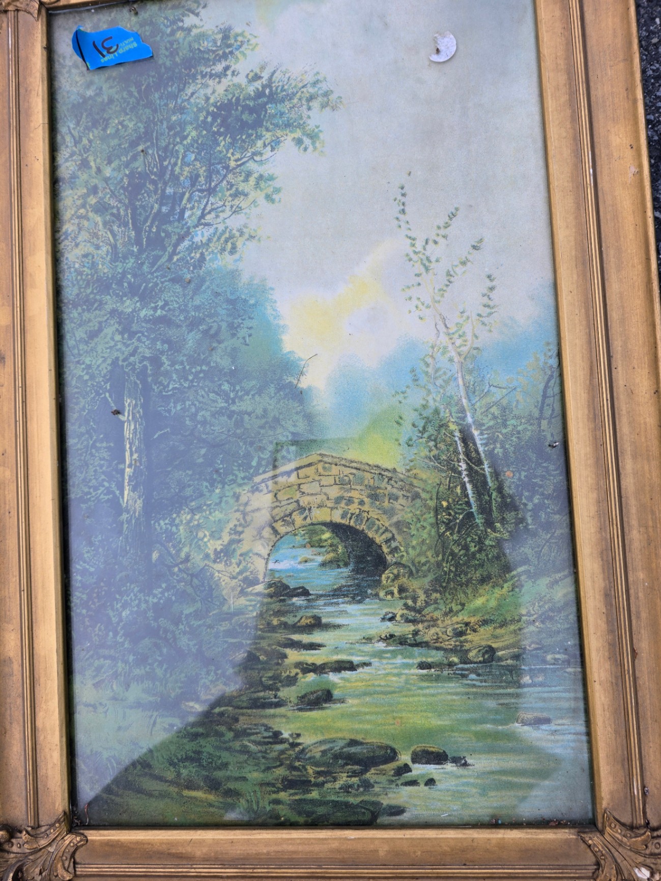 Pair of landscape paintings in ornate gilt frames - image 12 of 16