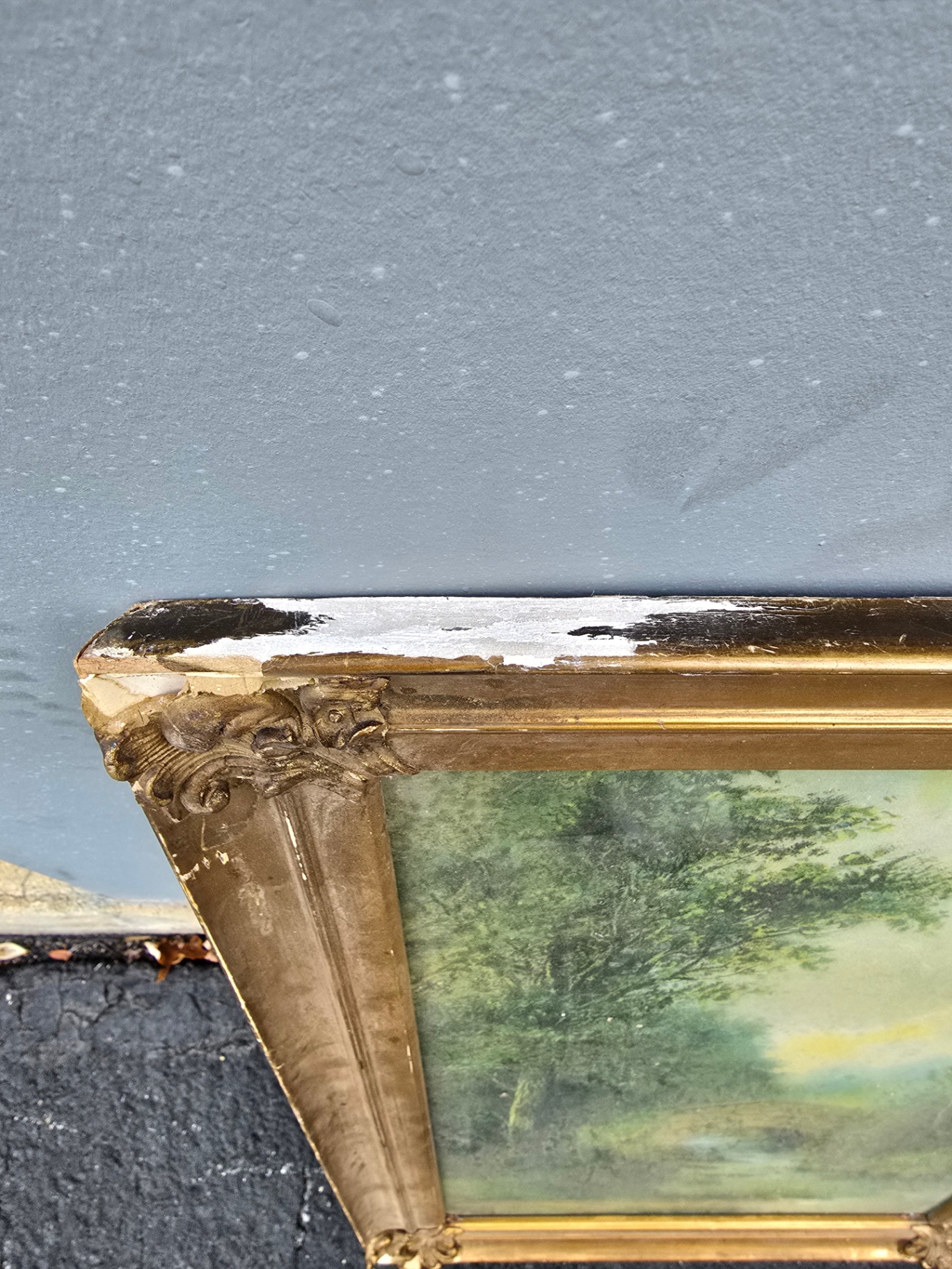 Pair of landscape paintings in ornate gilt frames - image 6 of 16