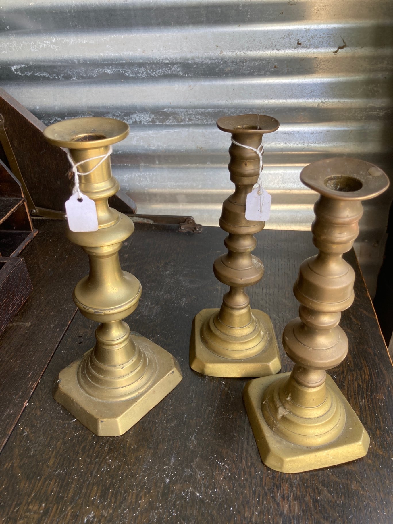 Assorted Vintage Brass and Iron Metalware - image 18 of 19