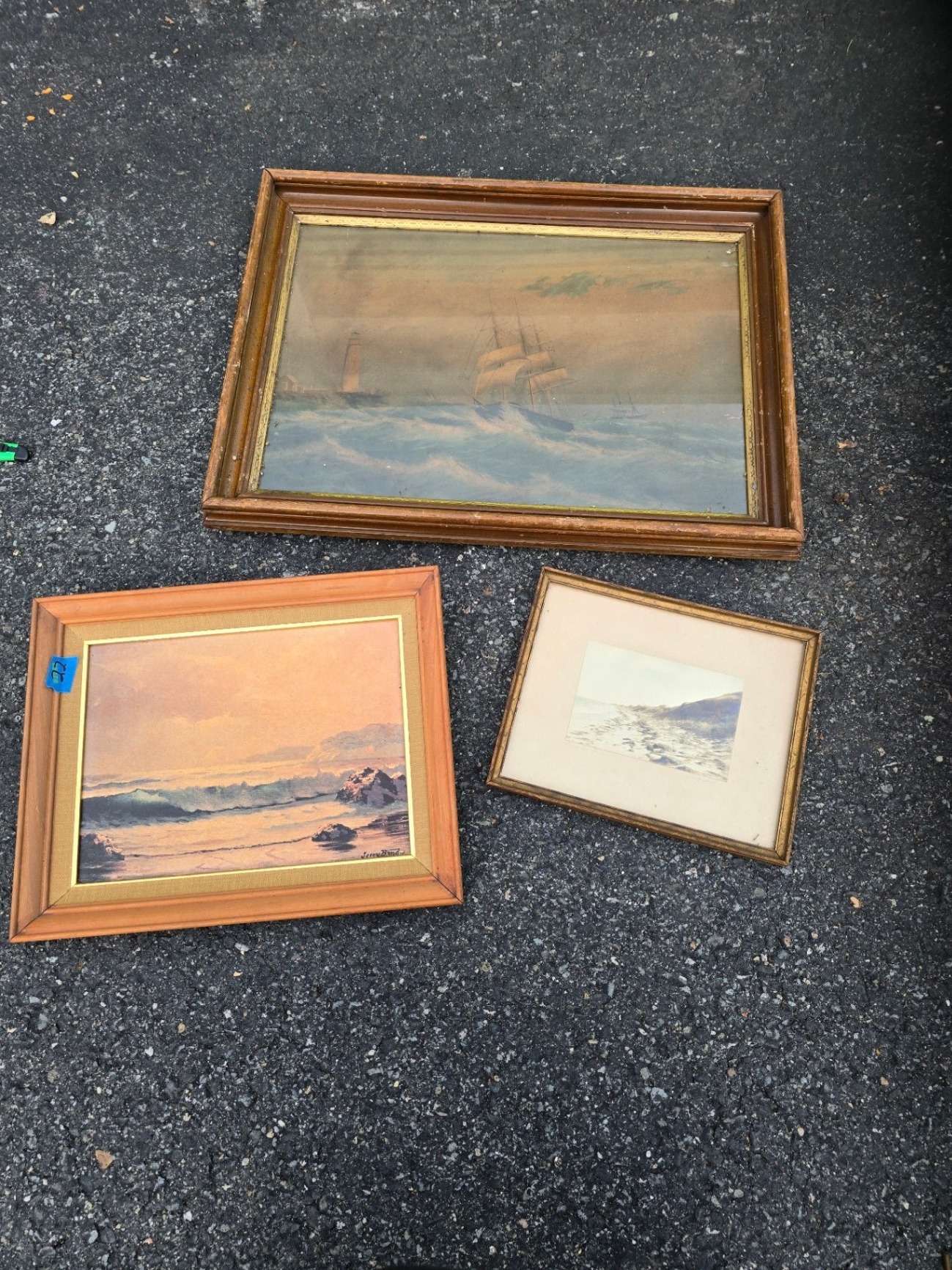 Set of framed landscape paintings - image 1 of 19