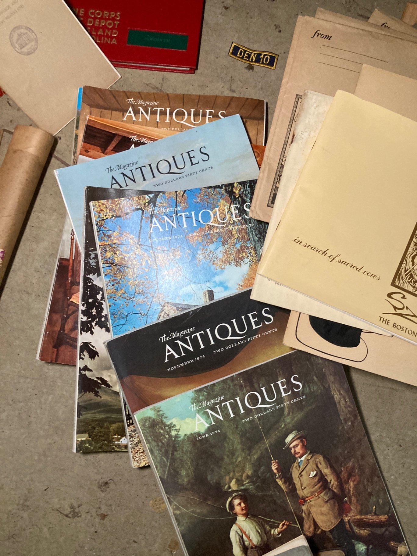 Collection of vintage magazines, programs, and ephemera - image 13 of 13