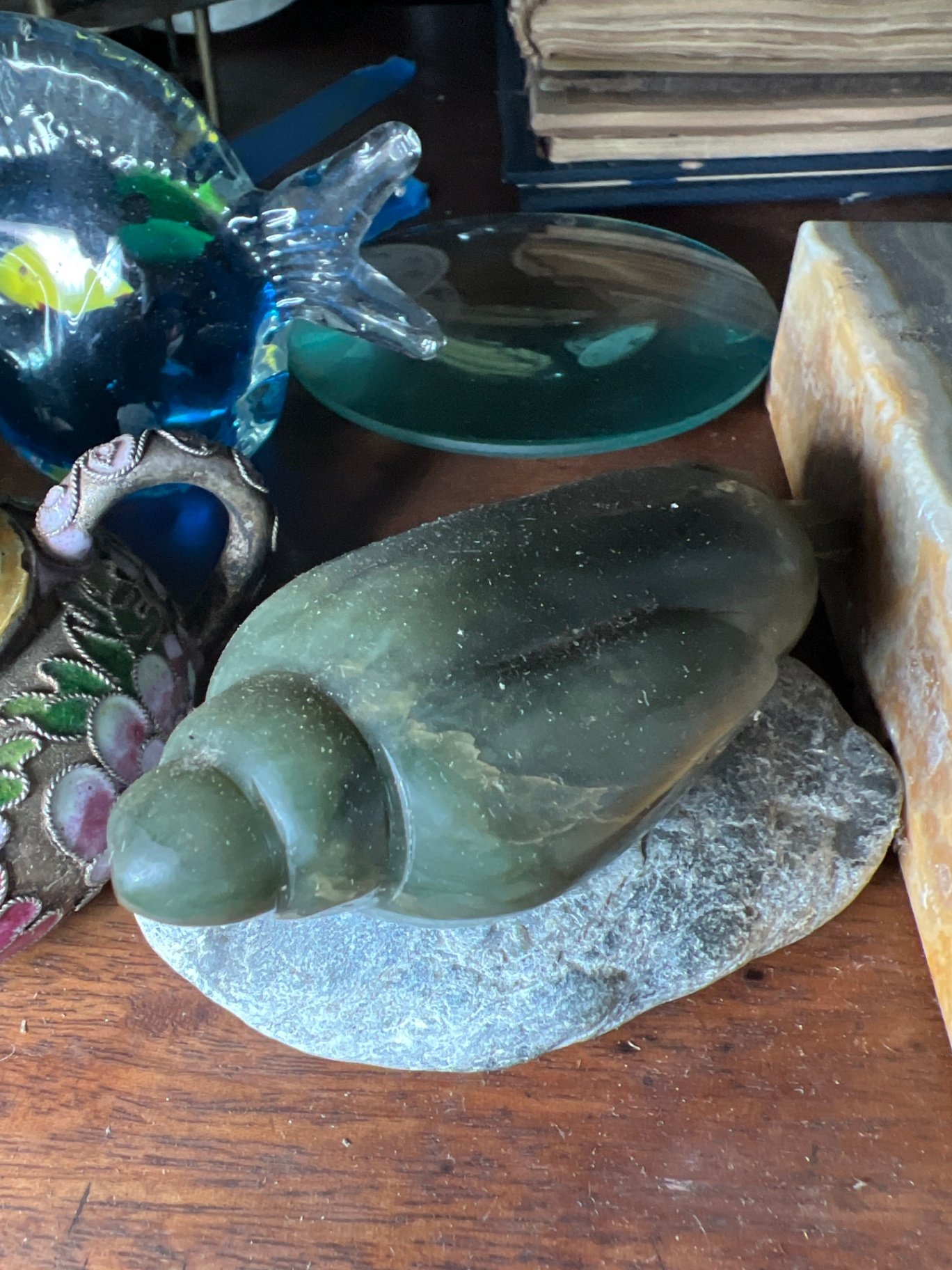 Assorted Decorative Glass, Ceramic and Stone Objects - image 5 of 6