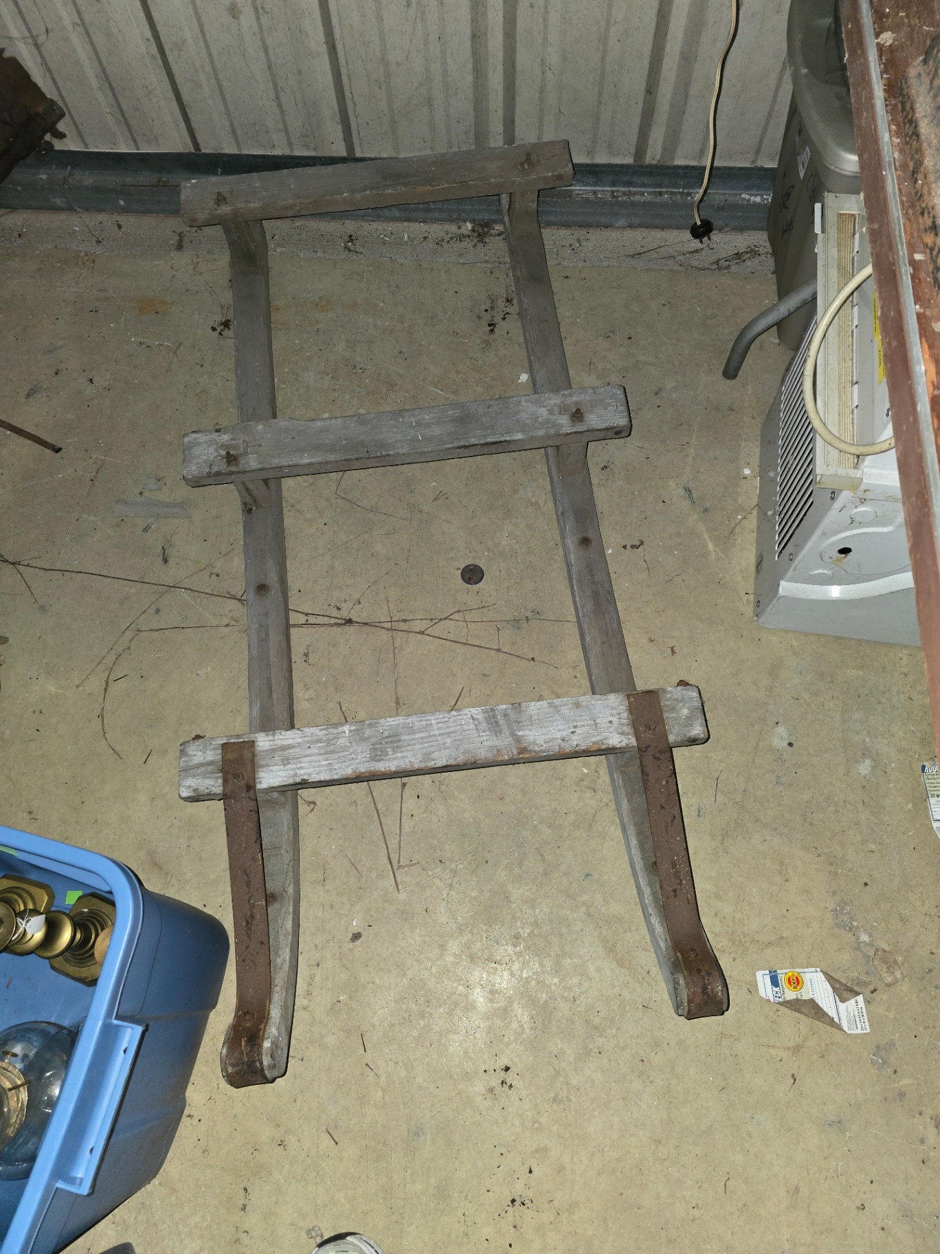 Antique Rustic Wooden Sled - image 1 of 12