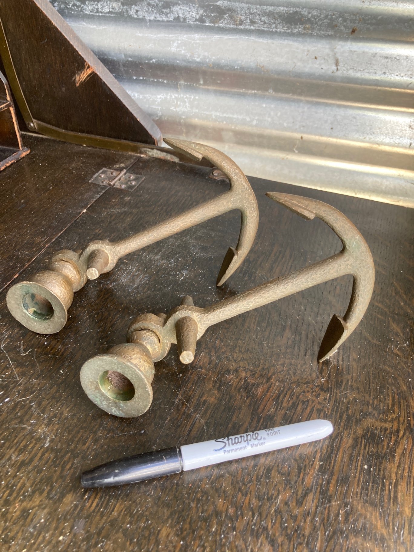 Assorted Vintage Brass and Iron Metalware - image 16 of 19