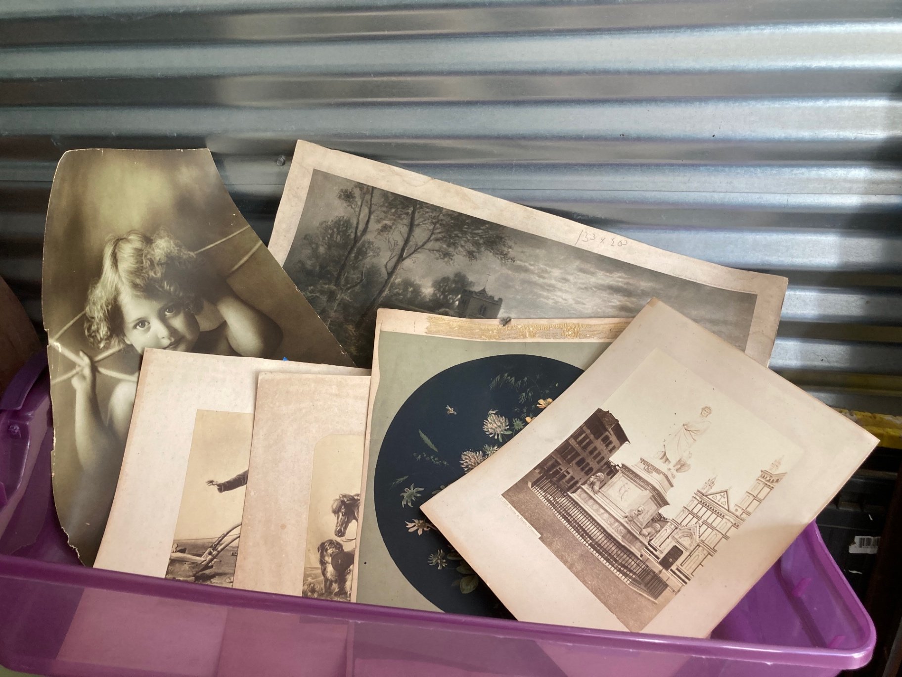 Collection of vintage prints and photographs - image 1 of 8