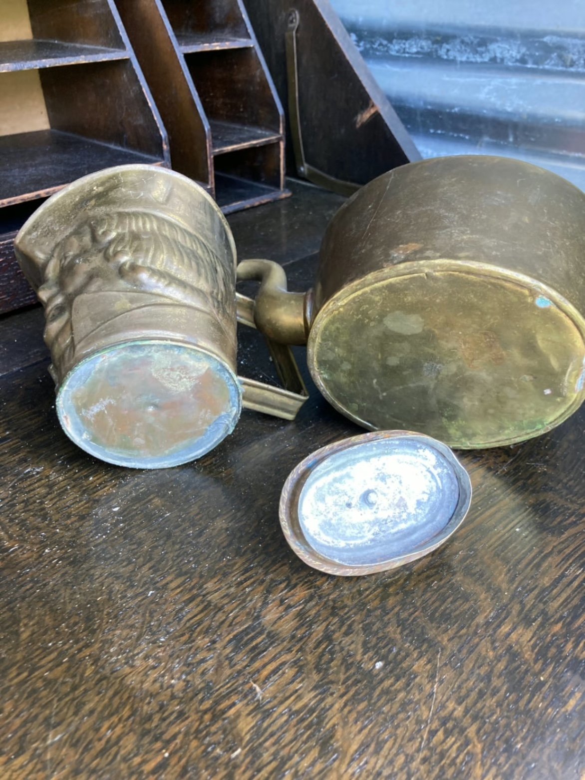 Assorted Vintage Brass and Iron Metalware - image 8 of 19