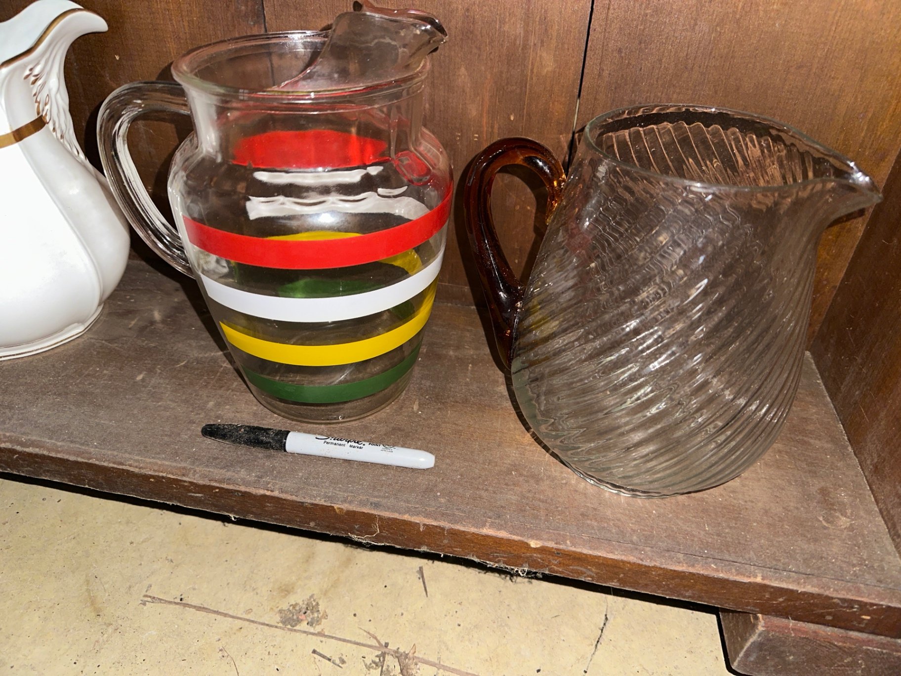 Ceramic and glass pitchers - image 2 of 6