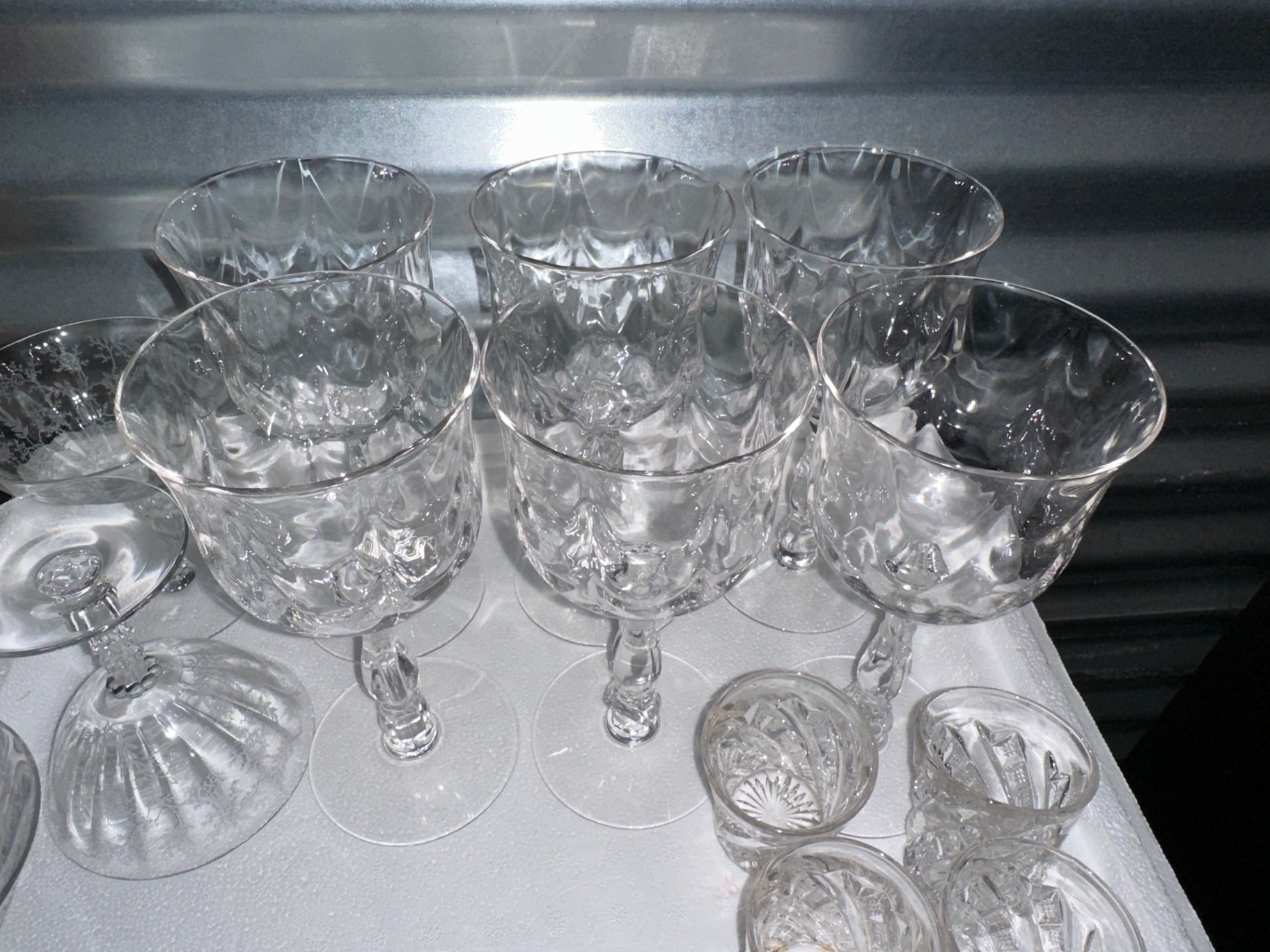 Crystal etched glassware and more  - image 4 of 6