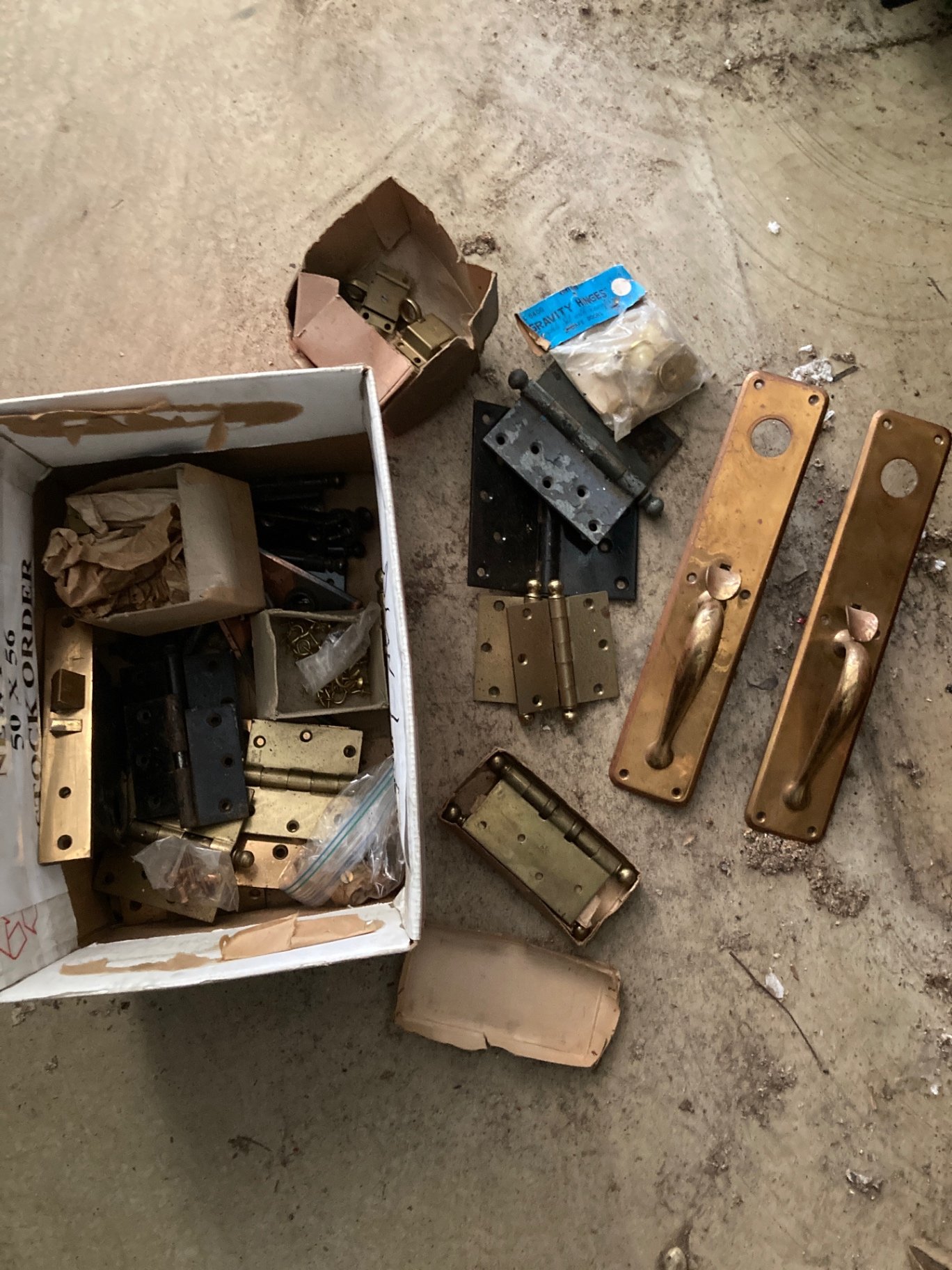 Assorted door hardware and fasteners - image 6 of 9